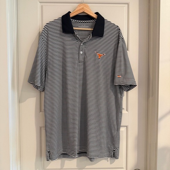 Vineyard Vines Other - Vineyard Vines Texas Longhorns Striped Performance Polo Size Large